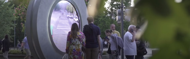 Portal povezuje gradove kao u SF filmu