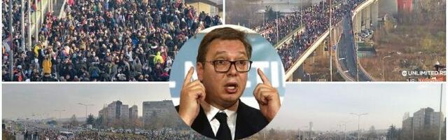 Vučiću, gde si sad da slikaš reke ljudi?