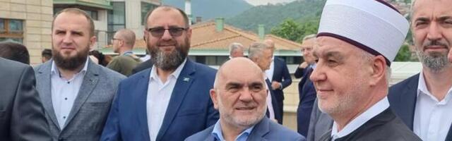 Delegacija Mešihata na svečanom otvaranju Upravne zgrade Rijaseta u Sarajevu