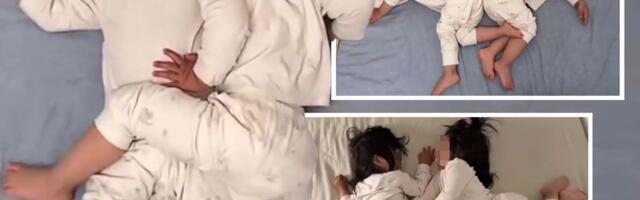 Video dve bebe koje spavaju osvojio mreže, ali komentari su sve samo ne nežni: Izgledaju kao da se tuku