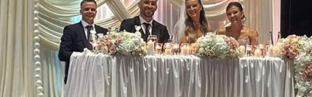 Venčao se poznati košarkaš i šampion ABA lige, Miško Ražnatović objavio prve fotografije mladenaca sa svadbe