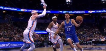 PATIKOM BLOKIRAO PROTIVNIKA! DA, DOBRO STE VIDELI - PATIKOM! Čovek koji je "pretukao" Jokića izveo šokantan potez na meču! Evo šta su sudije svirale! (VIDEO)