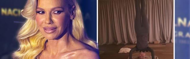 Nataša Bekvalac stoji na glavi: Uvukla se u uske helanke i poručila da sve radi za mentalno zdravlje