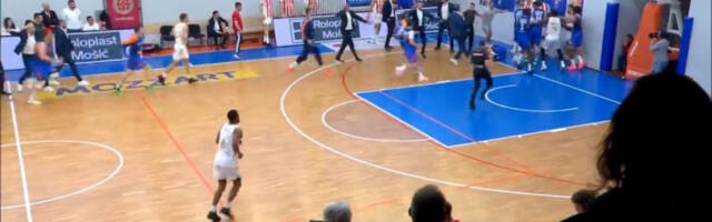 Haos u Čajetini! Opšta tuča na Zvezdinoj utakmici (VIDEO)