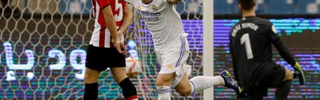 Modrićev prvi gol najavio Realov prvi trofej u sezoni, Benzema i Kurtoa dotukli Baske (VIDEO)