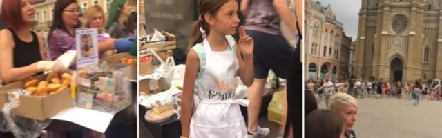 Skupljen novac za lečenje oca devojčice koja je prodavala krofne