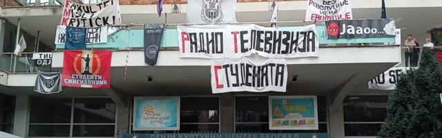 Studentska blokada RTS-a ušla u 81. sat: Danas ponovo bez Jutarnjeg programa