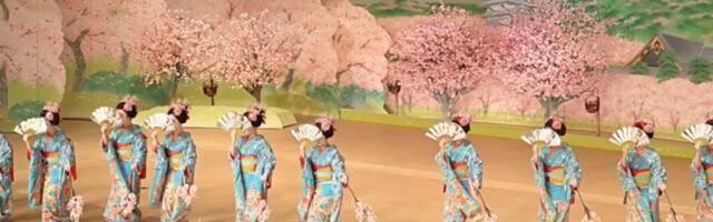 Традиционална годишња представа „Мијако одори” која слави пролеће