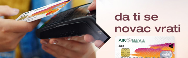 Koristite Matercard® debitne platne kartice AIK Banke i ostvarite  povraćaj sredstava