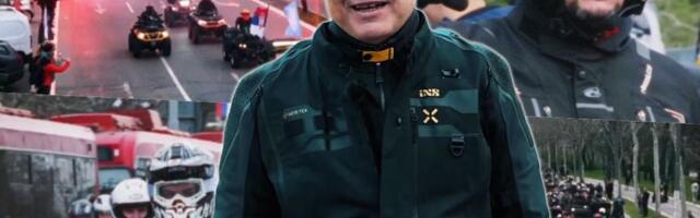 MILOŠ VUČEVIĆ U KOLONI BAJKERA KOJA DOSAD NIJE VIĐENA! Ovako su lider SNS i motociklisti pratili predsednika Vučića na putu ka Beogradskoj areni (VIDEO)