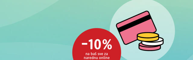 Jedna online kupovina danas, pogodnost za sutra: dm nagrađuje plaćanje karticama sa 10% popusta