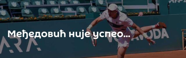Међедовић није успео...