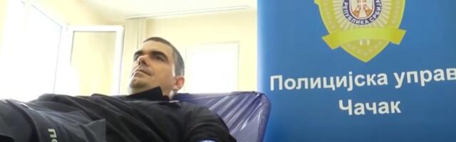 Иван Милутиновић, капетан ПУ Чачак пример хуманости на делу: Има 39 година, крв дао 35 пута