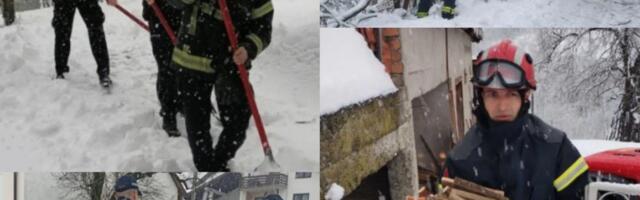 HEROJI NA TERENU, BEZ PAUZE I ODMORA! Policajci i vatrogasci svakodnevno pomažu građanima širom zemlje: Uz ljude i njihove domove! (foto)