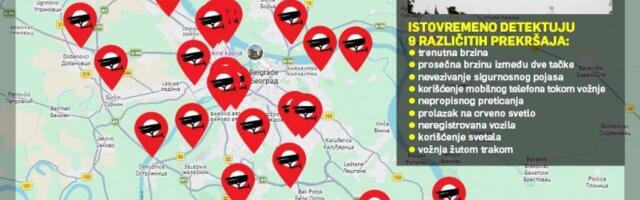 EKSKLUZIVAN SPISAK TAČNIH LOKACIJA NOVIH SUPERRADARA! Na ovih 30 mesta beleže čak 9 PREKRŠAJA i to bez prisustva policije! (MAPA)