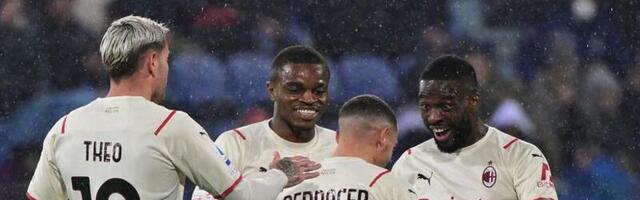 Žiruova genijalnost i Benaserov volej presudili na Sardiniji: Milan na osam koraka do "skudeta" (VIDEO)