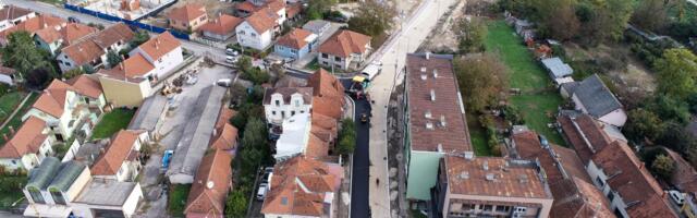 Asfaltira se Birčaninova ulica, u narednim danima povezivanje sa Bulevarom vojvode Putnika (FOTO)