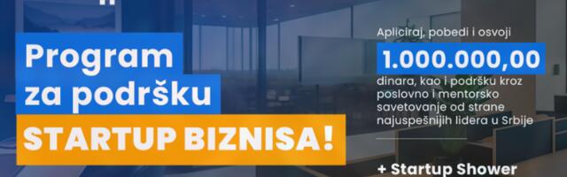 Startup Shower: Prijavi svoju ideju i osvoji RSD 1.000.000
