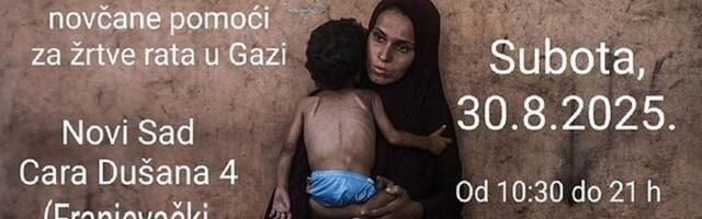 Novosađani organizuju prikupljanje pomoći za žrtve rata u Gazi
