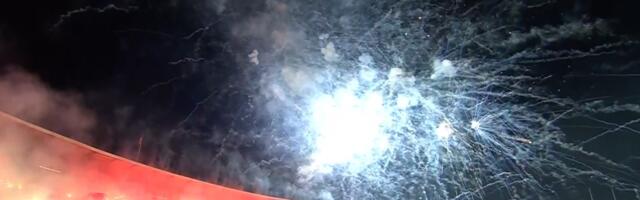 Au, kakav prekid na Marakani: Delije napravile piro-šou!