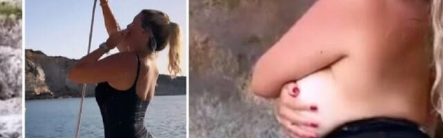 Šta će reći Ikardi? Vanda potpuno gola na plaži