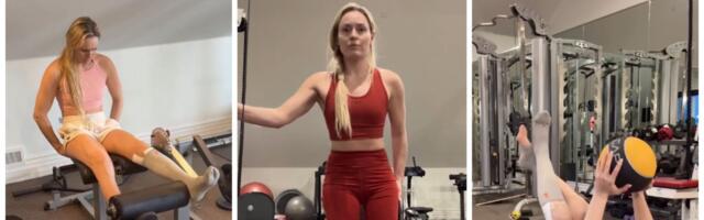 Ova žena je neuništiva: Lindzi Von već trenira! /VIDEO/