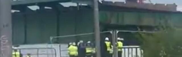 Združene inicijative i pokreti: POČELA DEMONTAŽA Starog savskog mosta (FOTO/VIDEO)