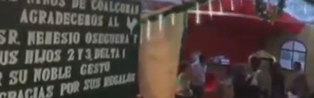 ŠEFA NARKO-KARTELA PROGLASILI VELIKODUŠNIM DEDA MRAZEM: Deca oduševljena poklonima ozloglašenog kriminalnog bosa, pokrenuta istraga (VIDEO)
