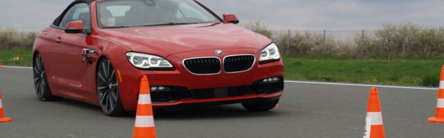 Студенти Машинског факултета тестирали БМВ 650и на НАВАК стази