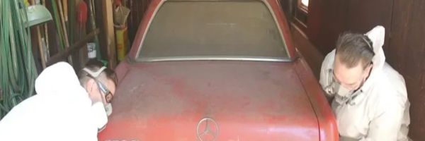 Mercedes koji nije pran 37 godina