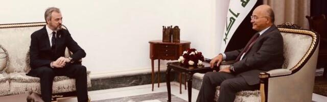 Ambasador Srbije sa predsednikom Iraka!   Naša dva naroda veže istorijsko prijateljstvo!