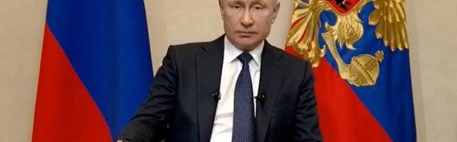 PUTIN SE PONOVO OBRAĆA NACIJI: U Rusiji će ceo april biti neradan (VIDEO)
