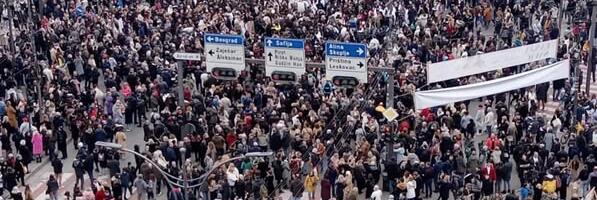 Protest studenata u Nišu u nedelju kod “Delte”