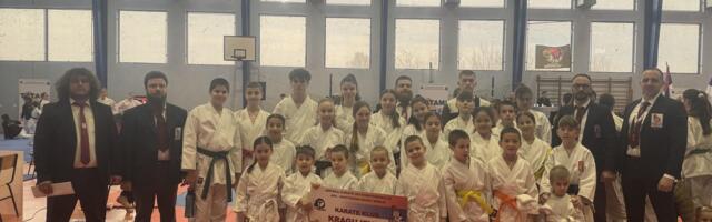 Jubilej, 30 godina postojanja, karate klub „Kragujevac“ počinje osvajanjem velikog broja medalja