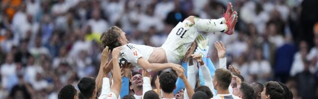 Hrvat napravio haos za kraj! Modrić se na oproštajnoj utakmici sukobio sa Vinisijusom i Belingemom