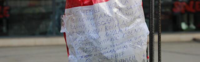 Poklon paketić u centru grada