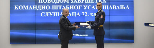 Завршено школовање 72. класе Командно-штабног усавршавања