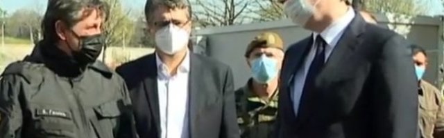 UŽIVO VUČIĆ U NIŠU! Predsednik uručuje respiratore i medicinsku opremu