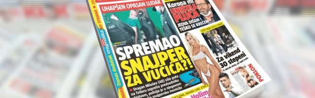 SAMO U DANAŠNJEM INFORMERU: Uhapšen opasan ludak! SPREMAO SNAJPER ZA VUČIĆA?!