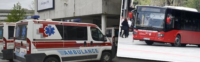 Autobus udario pešaka u Sremčici! Ima teške povrede glave, Hitna pomoć na licu mesta