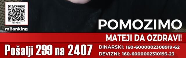 Pomozimo Mateji slanjem 299 na 2407