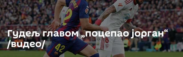 Гудељ главом „поцепао јорган“ /видео/