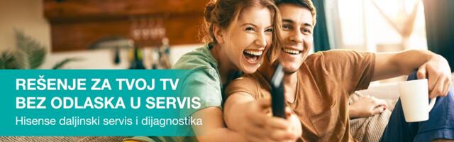 Hisense sada u Srbiji za televizore nudi i servis na daljinu