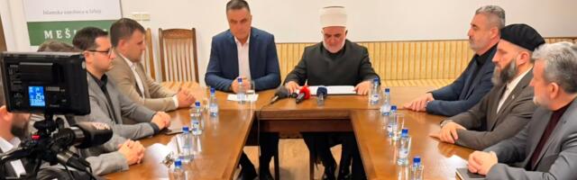 Dudić i Biševac (SDP) zajedno na konferenciji o ustupanju 300 m² za izgradnju Kolo džamije