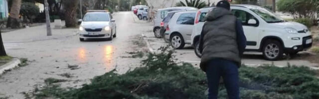 Ве­тар оба­рао ста­бла у Ба­ру, без стру­је оста­ло ви­ше ме­ста у Бо­ки