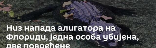 Низ напада алигатора на Флориди, једна особа убијена, две повређене