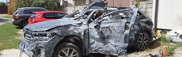 Auto preživeo udar balističke rakete: Uništio ga skroz, a vlasnik upalio motor i odvezao se bez problema