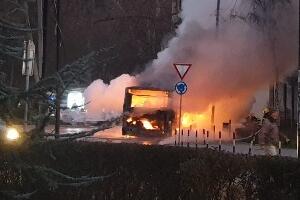 Гори аутобус у Нишкој бањи, нема повређених