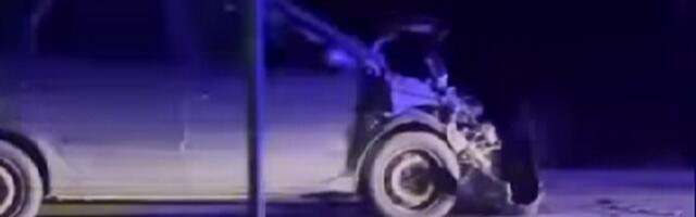 Traktorista teško povređen u sudaru, prevrnuo se u jarak