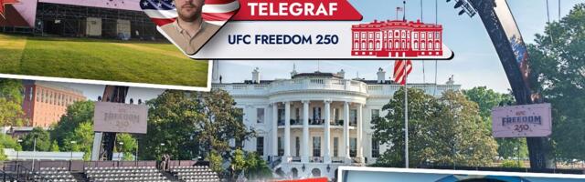 Ekskluzivno! Telegraf u Beloj kući: Zavirite na južni travnjak pred UFC spektakl godine